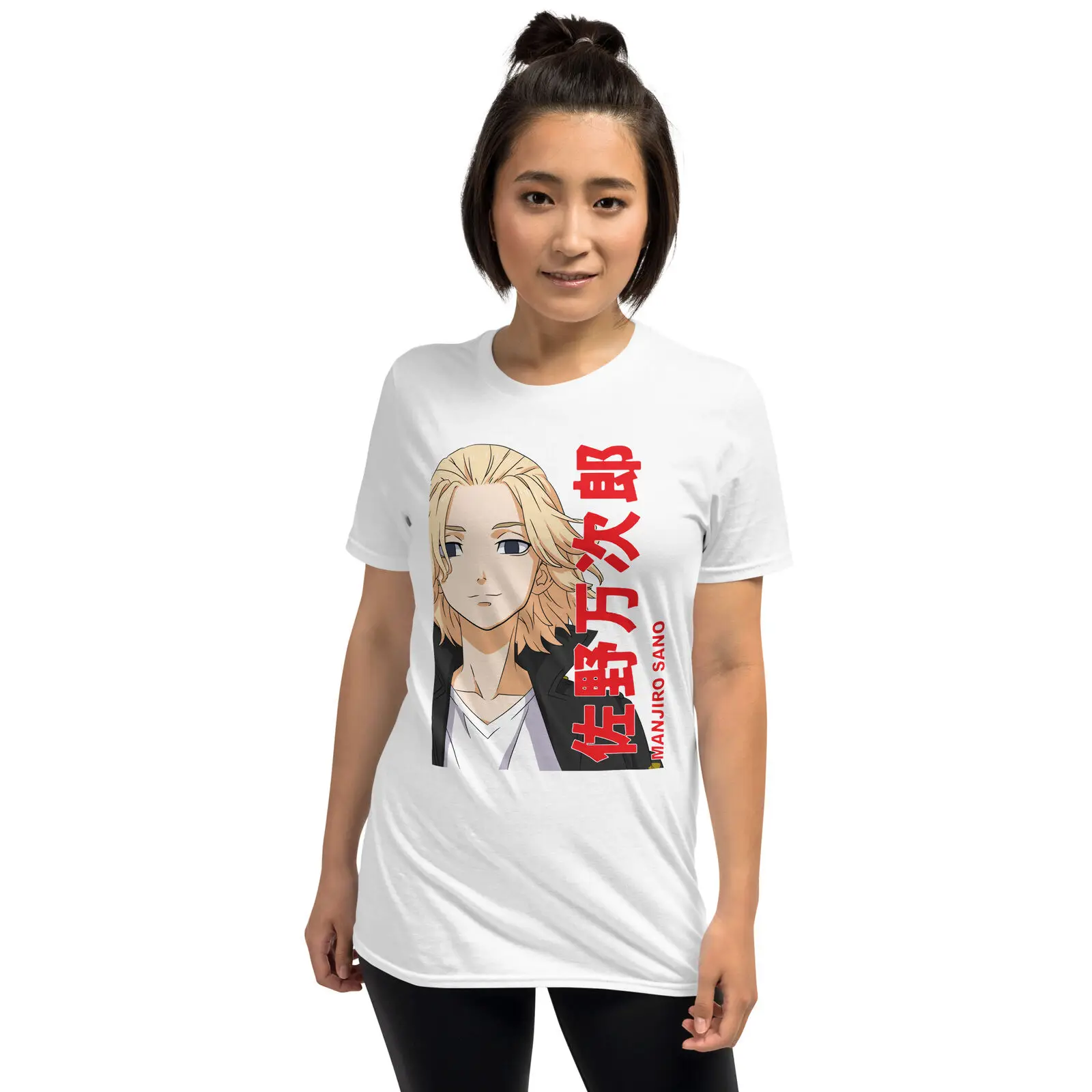 

Manjiro Sano Manga Anime Unisex T-Shirt, Tokyo Revengers Hentai Kanji Comic