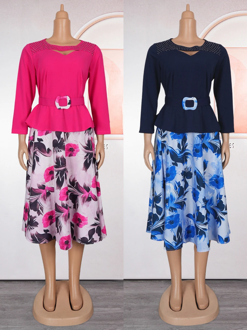 Abiti in chiffon per le donne Turchia Africa Abbigliamento Party Prom Abito da sera Dashiki Stampa Maxi abiti Compleanno Abito elegante Caftani