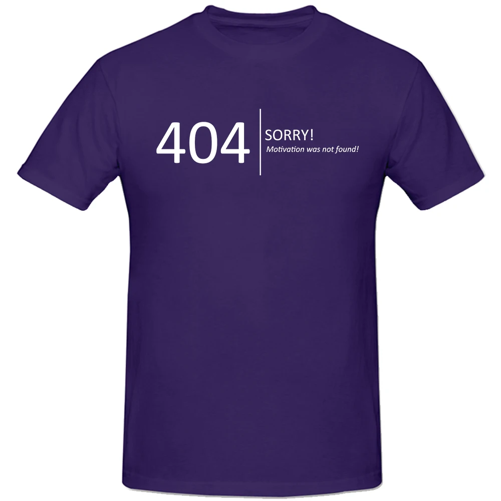 2025 نموذج جديد 2025 موضة جديدة للرجال بلايز خطأ 404 الدافع لم يتم العثور على تي شيرت قطن مريح تي شيرتات قصيرة الاكمام تي شيرت Me #3