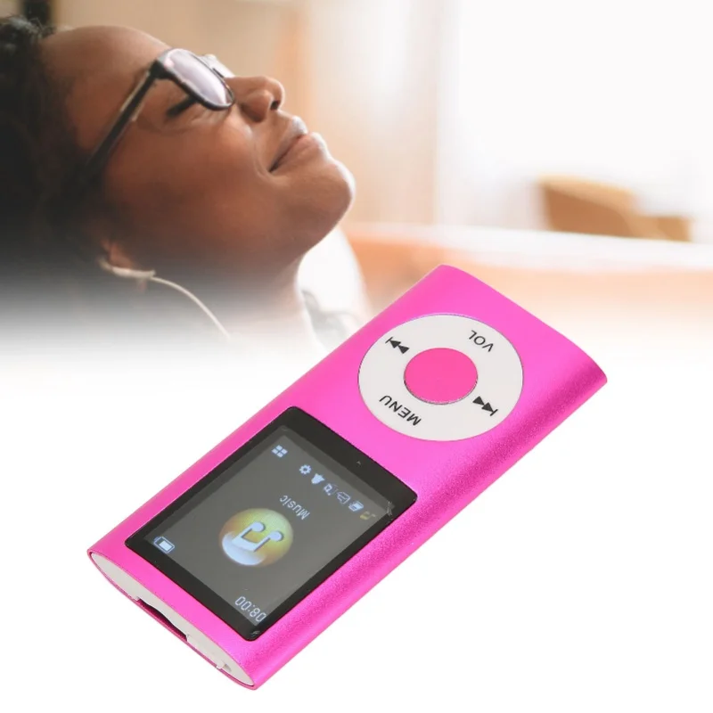 1.8in Player Support Memory Card Ultra Thin LCD MP3 Player With Bluetooth For Students Running Walking
