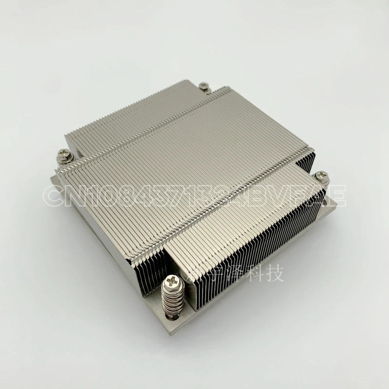 New Thin 2011 115X 1200 1U Server Desktop CPU Heat Sink Pure Copper Tube Silent