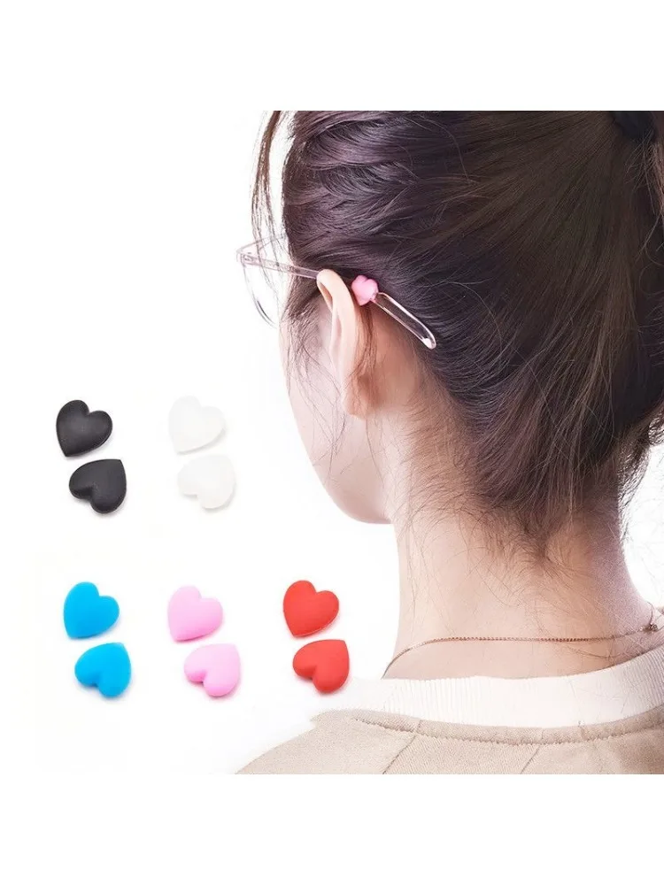 20 pièces lunettes antidérapantes poignées d'oreille prévient les lunettes antidérapantes arrêter les yeux des enfants Silicone anti-dérapant lunettes bouchon YJFHT01