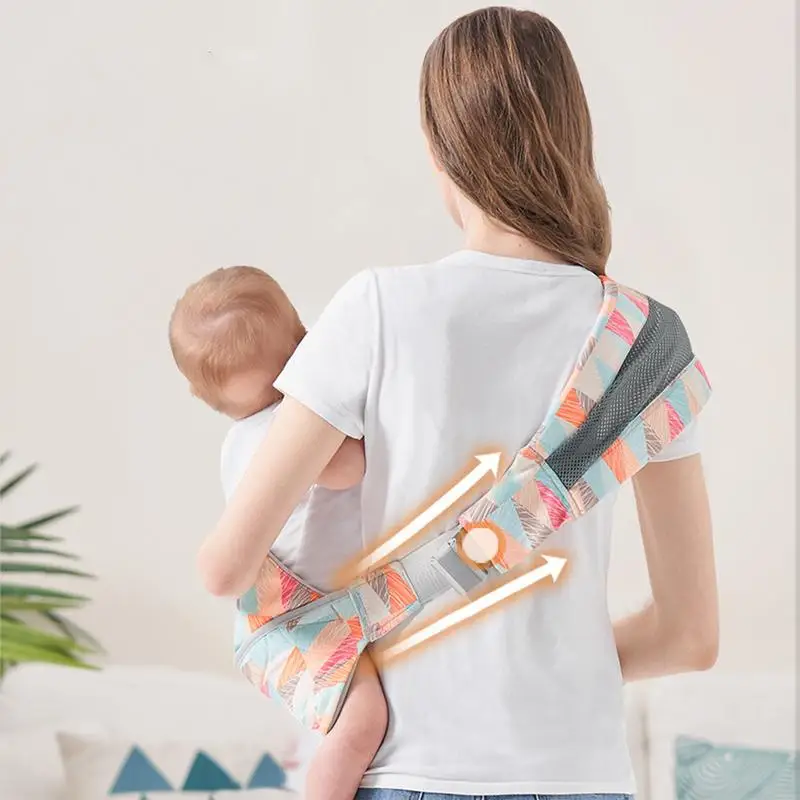 Carrier For Baby Ergonomic Baby Carrier Sling Ergonomic 1 Shoulder Toddler Carrier Toddler Sling With Adjustable Patterned