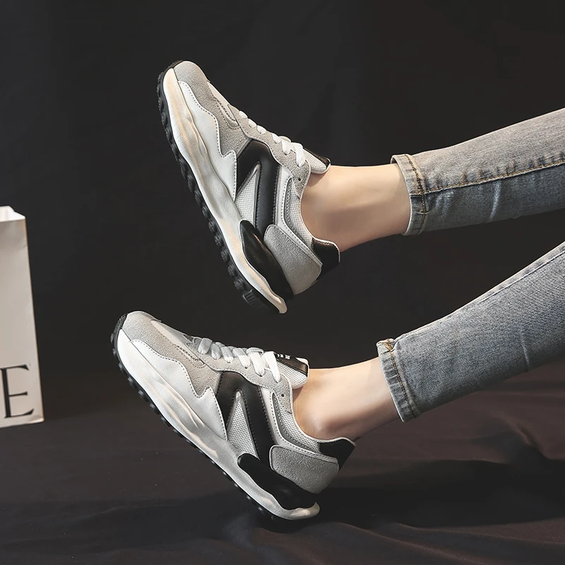 

Women Mesh Breathable Sport Sneakers Ladies Casual Light Outdoor Shoes Female Platform Running Walking Shoes Tenis Feminino