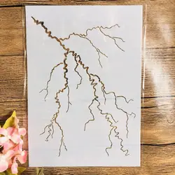 Pochoirs A4 pour peinture murale, 29x21cm, plantes, racine, pour bricolage, scrapbooking, coloriage, gaufrage, modèle décoratif d'album