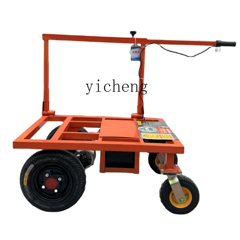 ZF electric flatbed truck building materials truck foldable telescopic portable trolley