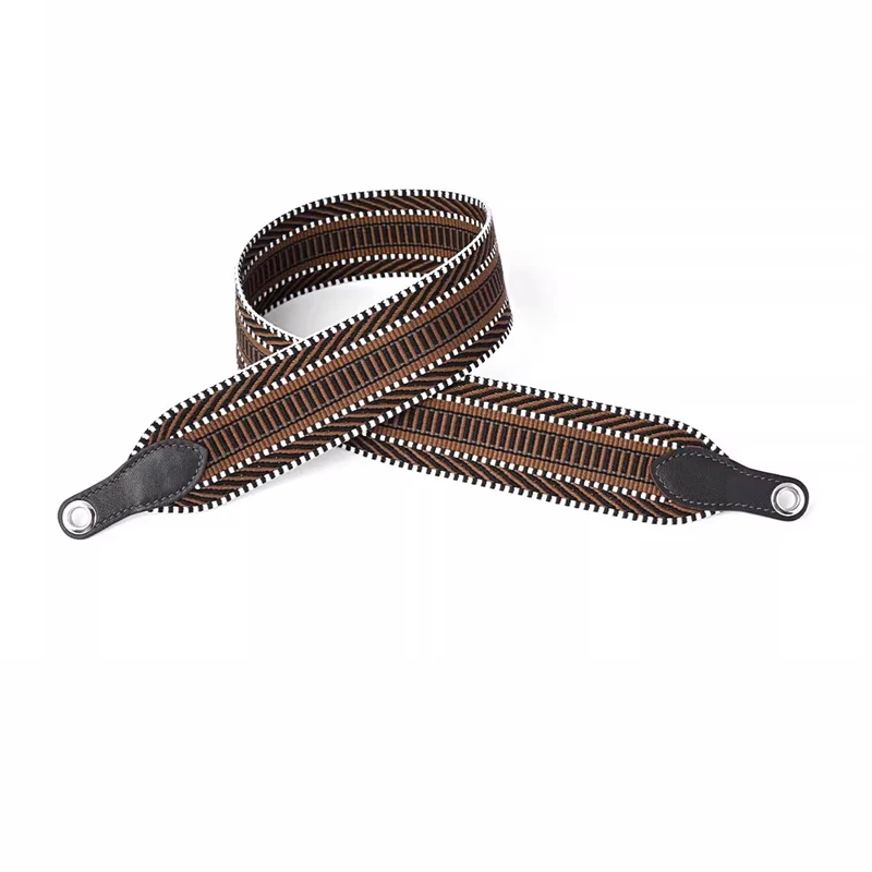 5cm Wide Colored Canvas With Cowhide Suitable For Herbag31 Single Shoulder Woven Wide Strap Modification Bag Accessories