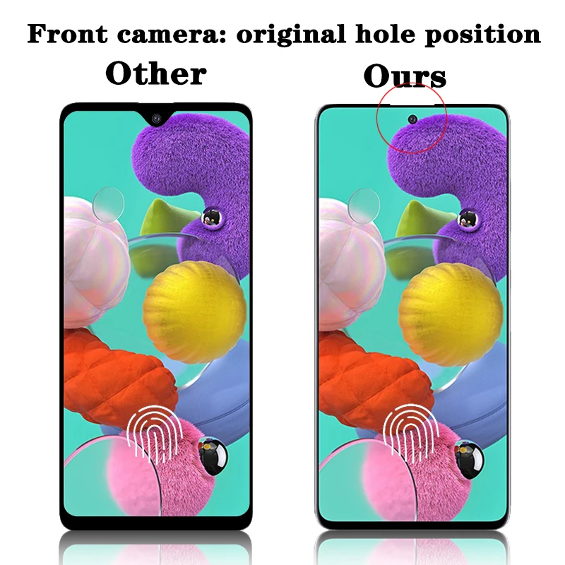 Super AMOLED For Samsung  A51 A515 LCD Display A515F/DS A515FD A515 LCD Display Touch Screen Replacement A515F Display