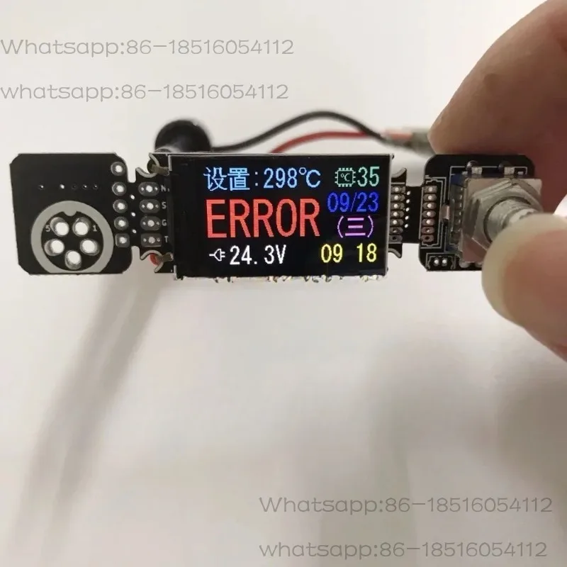 

Паяльная станция с цифровым дисплеем T12, 1,14-дюймовый цветной экран Ips, плата управления STM32, основная плата управления