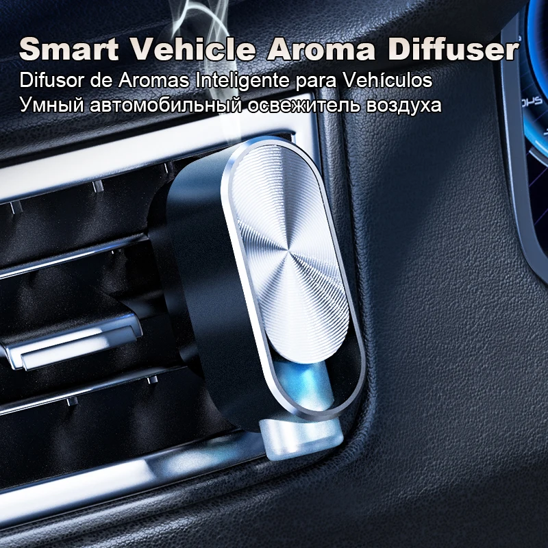 

Smart Car Aroma Diffuser Automatic Car Air Fresheners Car Mounted Intelligent Spray Type Fragrance Car Aromatherapy Diffuser