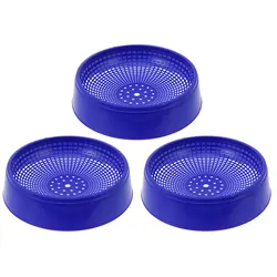 3Pcs Plastic Nest Bowl For Hatching Dove Nesting Quail Breeding Bird Breeding Nest Pet Cage Accessories Lightweight Durable