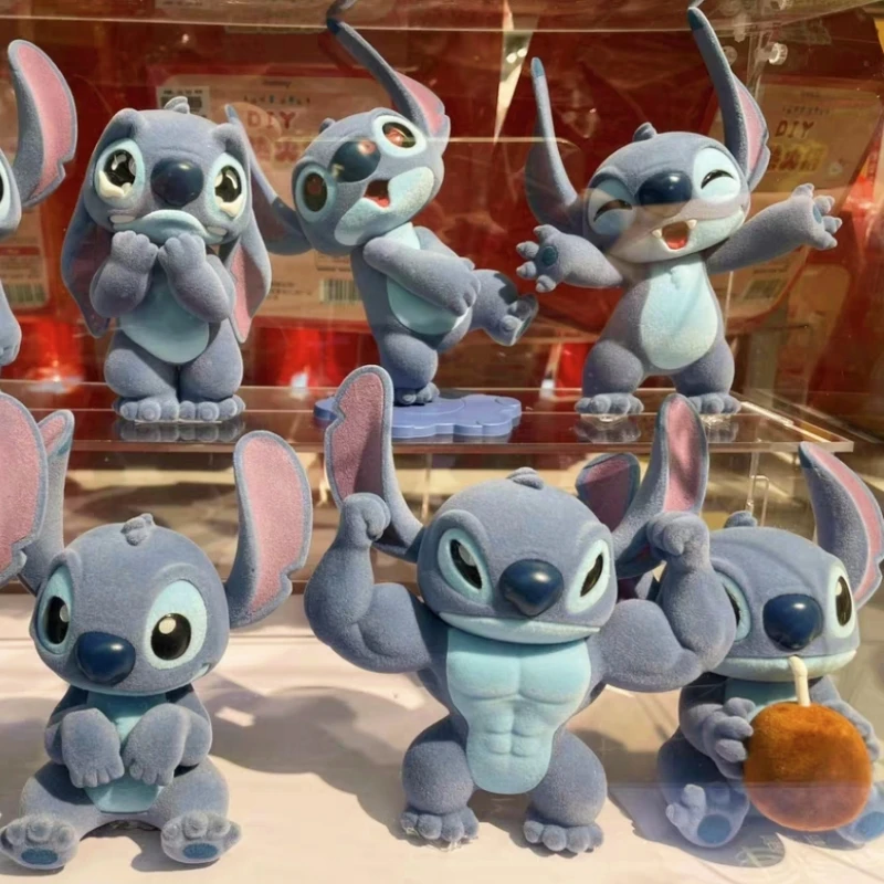 

In Stock Disney Stitch Series Blind Box Kawaii Stitch Battle With Gantu Action Figure Doll Mystery Box Surprise Bag Gift