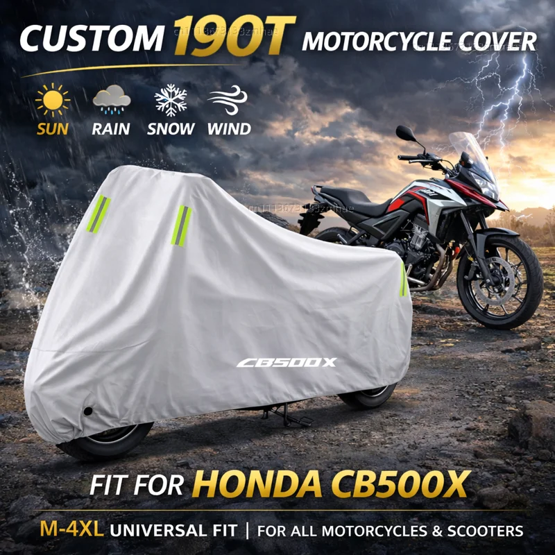 

Чехол для мотоцикла HONDA CB500X CB 500X CB500 X 2017-2021 2020 2019 2018, водонепроницаемый, сверхпрочный, для улицы, защита от дождя, пыли и солнца
