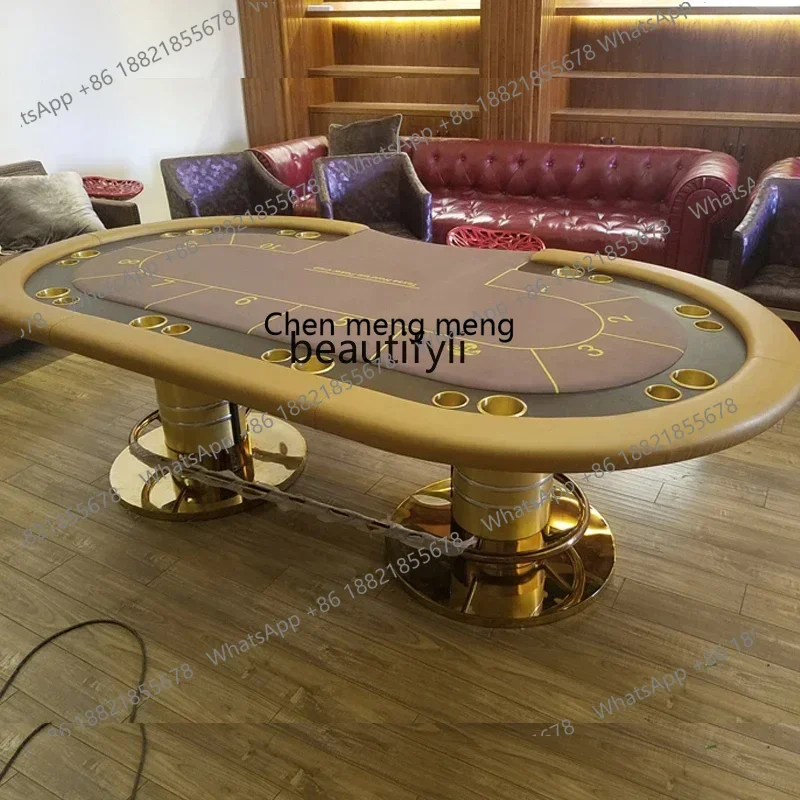 

X RR1 Modern Poker Table Poker Texas Table High-End Legs