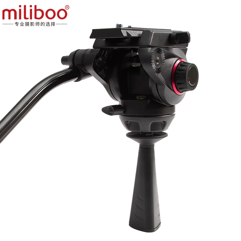 miliboo MYT803 Base Flat Fluid Head with 75mm Bowl Size Upgraded Adjustable Damping Design for Camera Tripod/Monopod Stand