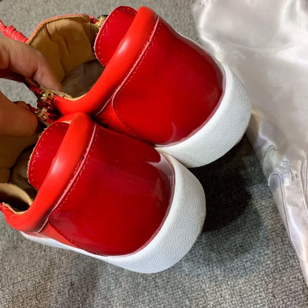 موضة جديدة أحذية رياضية كاجوال للرجال العلامة التجارية مصمم النساء أحذية التنس الفاخرة الجلد الحقيقي GZ المتسكعون أحذية رياضية 35-48 G0550 #4