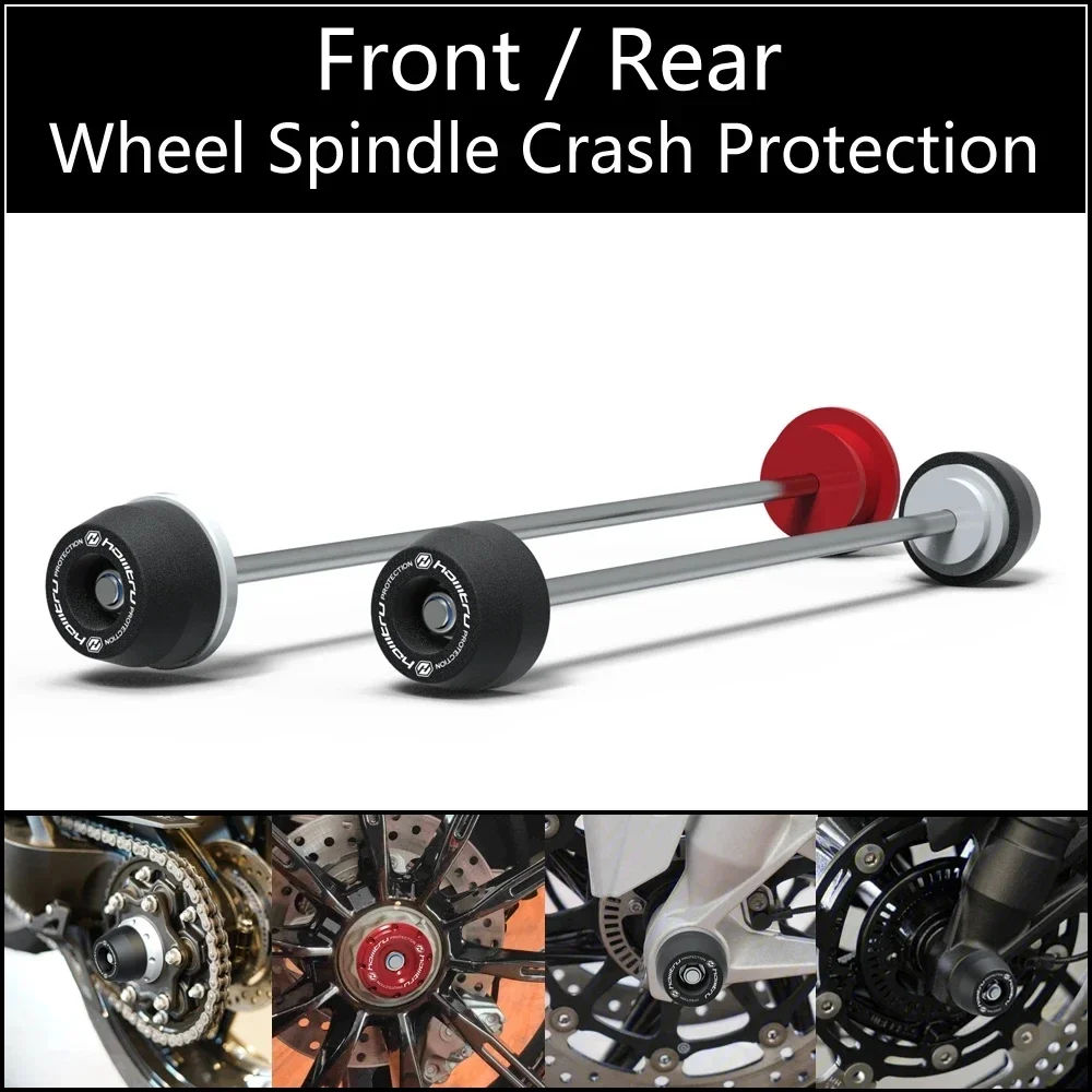 

Front Rear wheel Spindle Crash Protection For Ducati Monster 1200 /S/R/25H 2013-2021