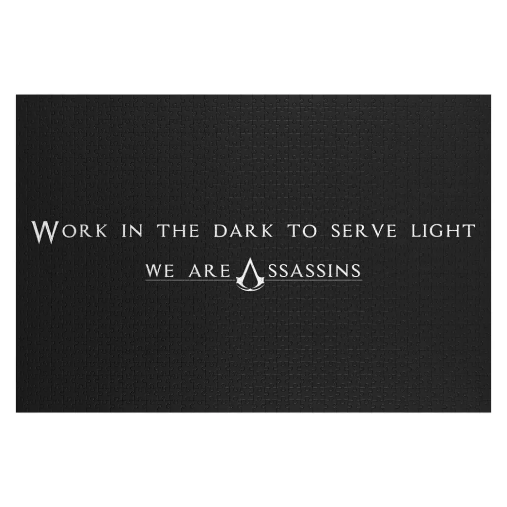 

Игра-головоломка Motto Assassins (белая) для детей, кусочки головоломки на заказ, головоломки для взрослых