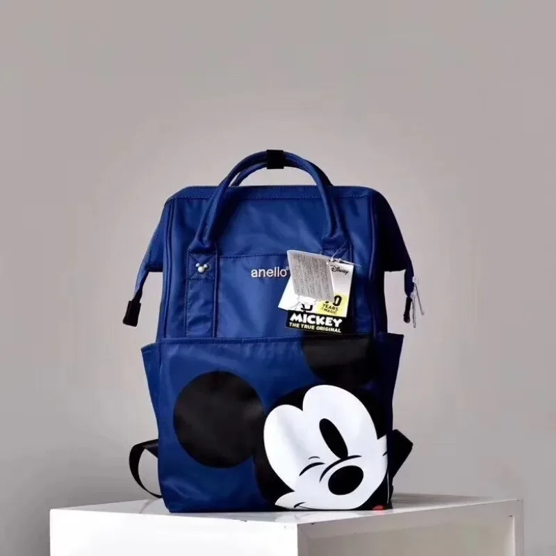 Disney Mickey Mommy Backpack Large Capacity Multi Functional Embroidery Contrast Fashion Personalized Western Style Travel Bag