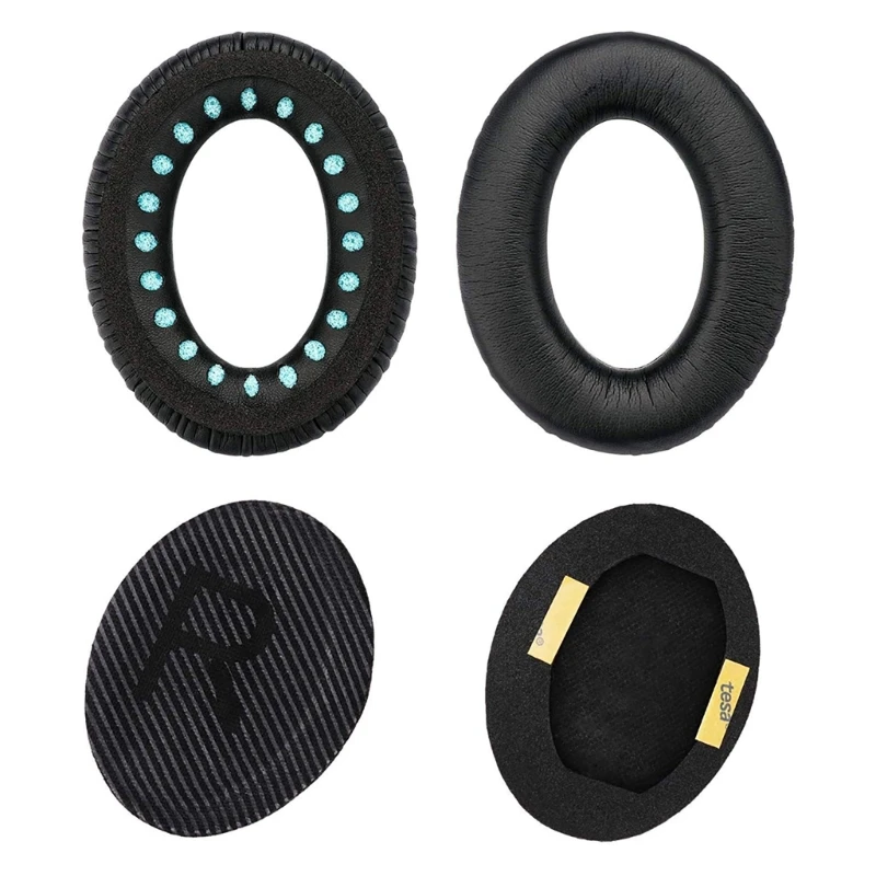Replacement Memory Foam Ear Pads Leather Cushions for Bose QuietComfort 35 QC35, QC35 ii Headphones Earpads Headbeam headband - Image 4
