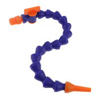 300mm 1/4 Inch Thread Plastic Round Nozzle Flexible Water Oil Cooling Tube for CNC Machine / Milling Flexible Oil Coolant Pipe