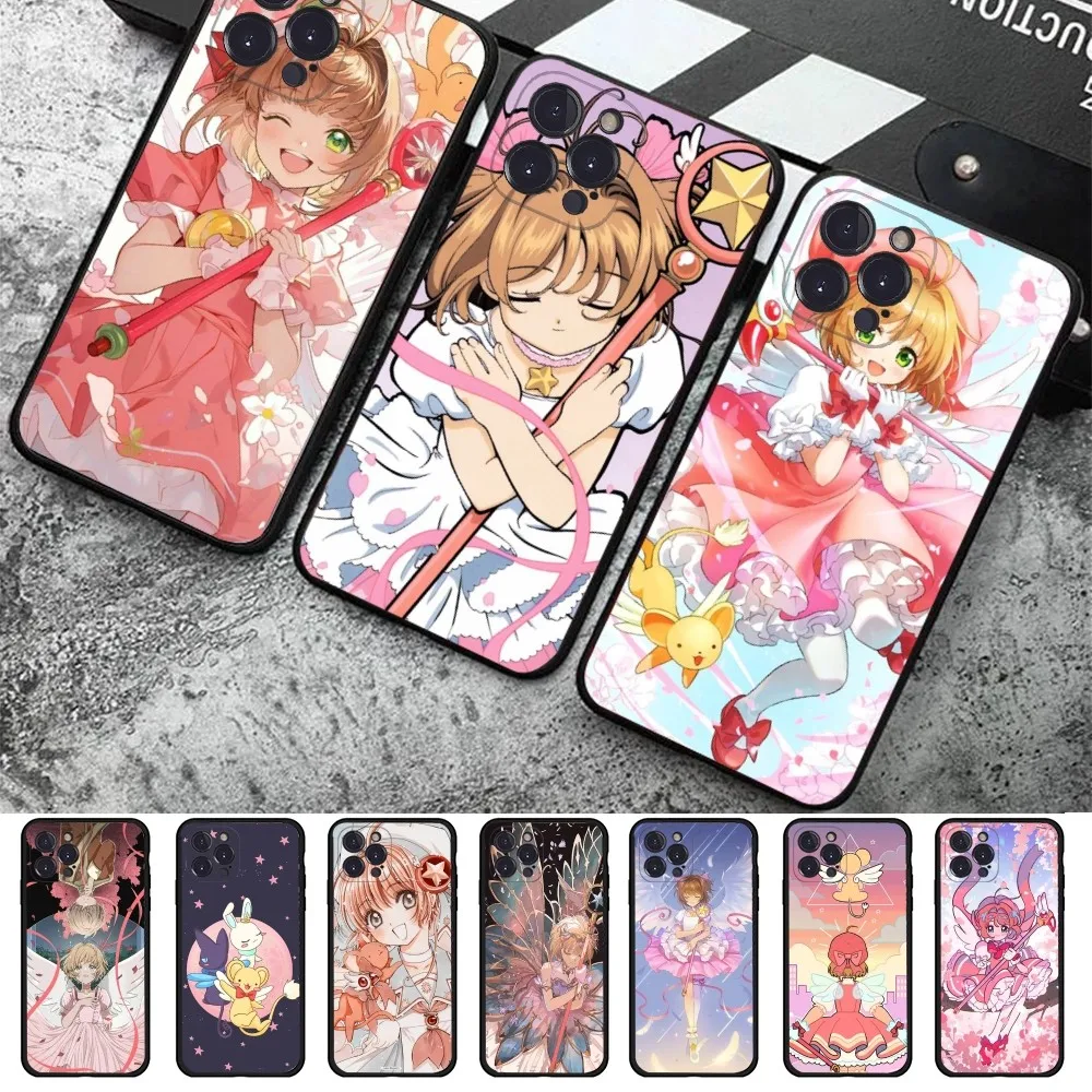 Card Captor Sakura Phone Case For IPhone 15 14 13 12 Mini 11 Pro XS Max X XR SE 6 7 8 Plus Soft Silicone Cover