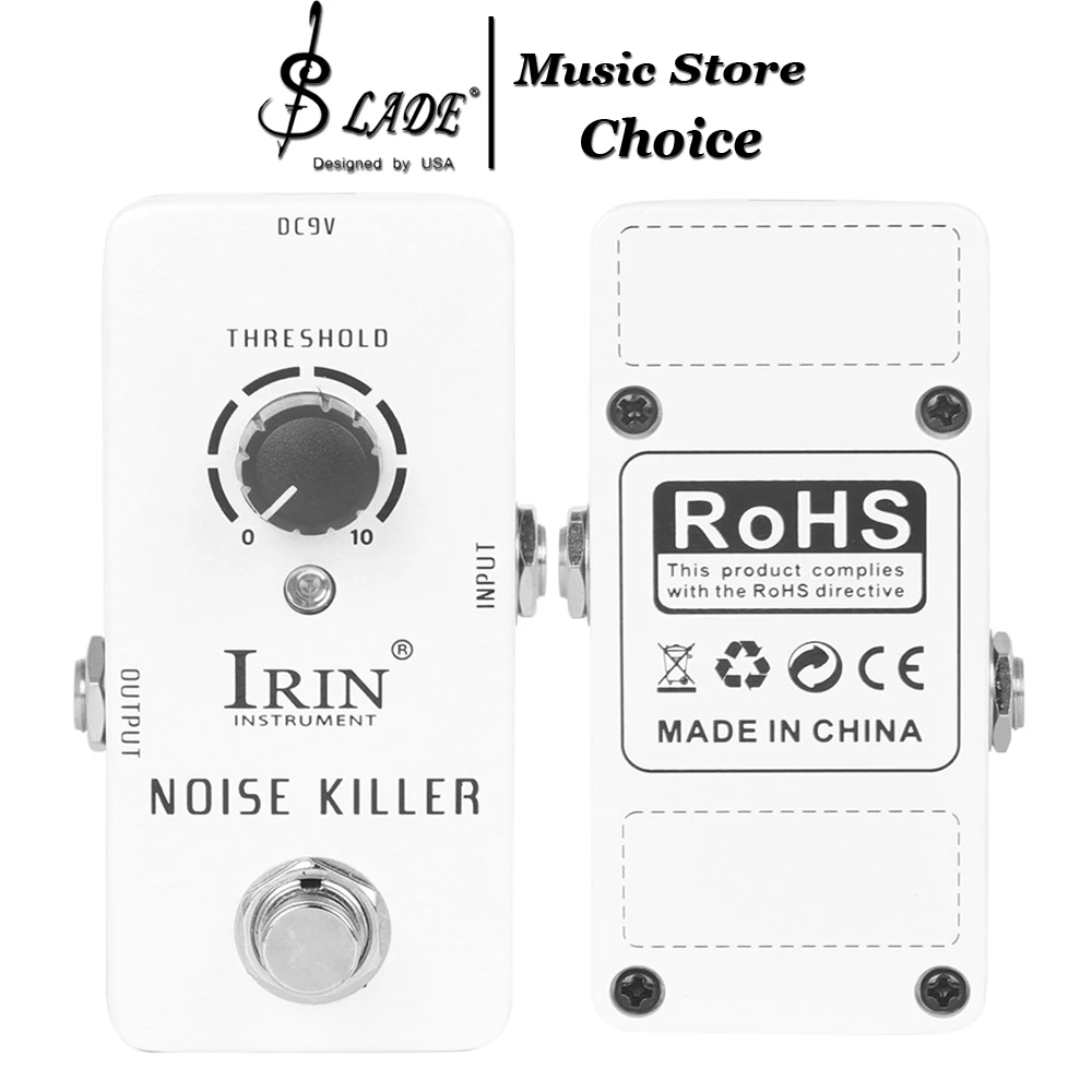 IRIN Noise Killer Guitar Effect Pedal RS-15 Eliminate Noise Retain The Required Tone True Bypass Guitar Parts & Accessories