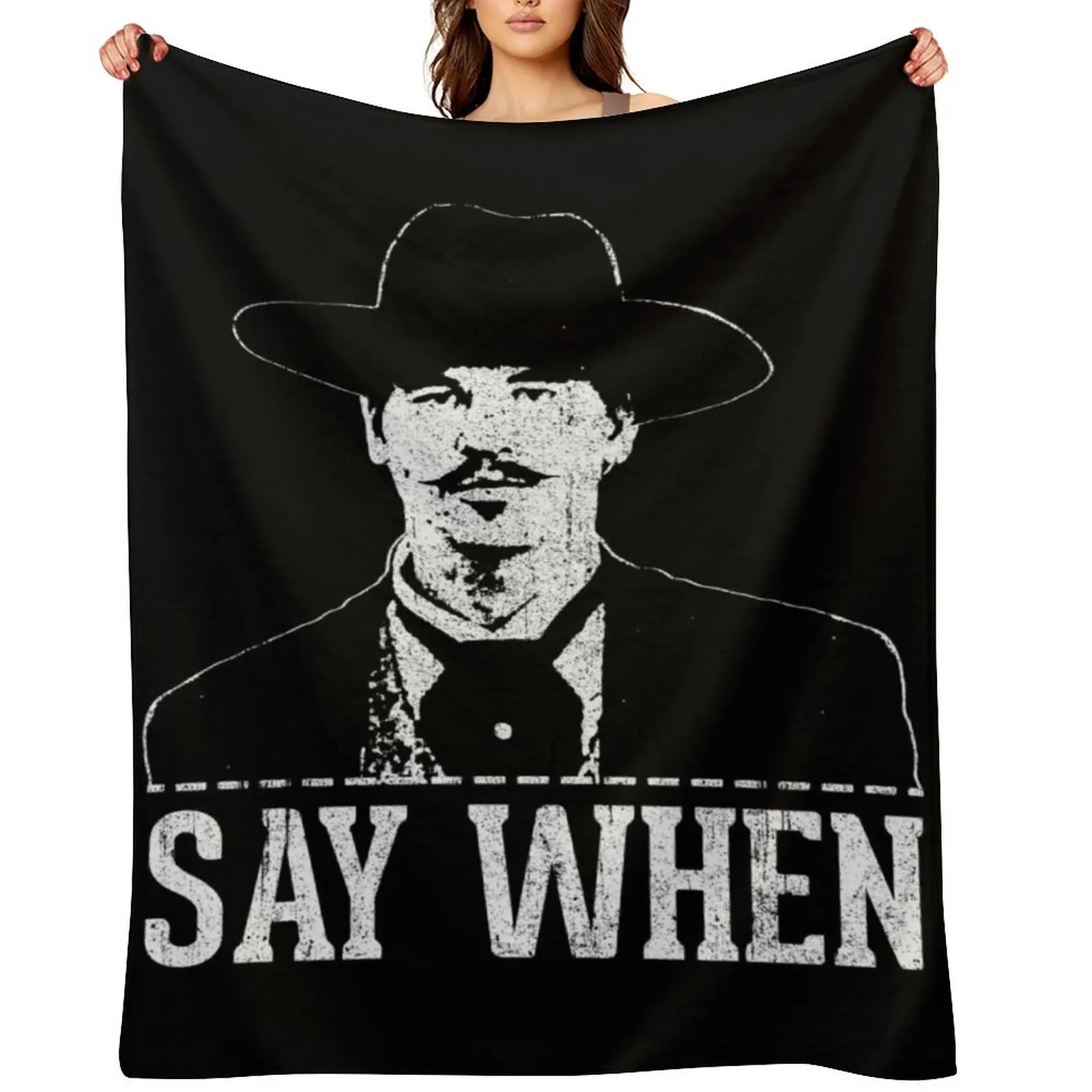 

Say When Throw Blanket Blankets For Baby wednesday Retros Decoratives Blankets