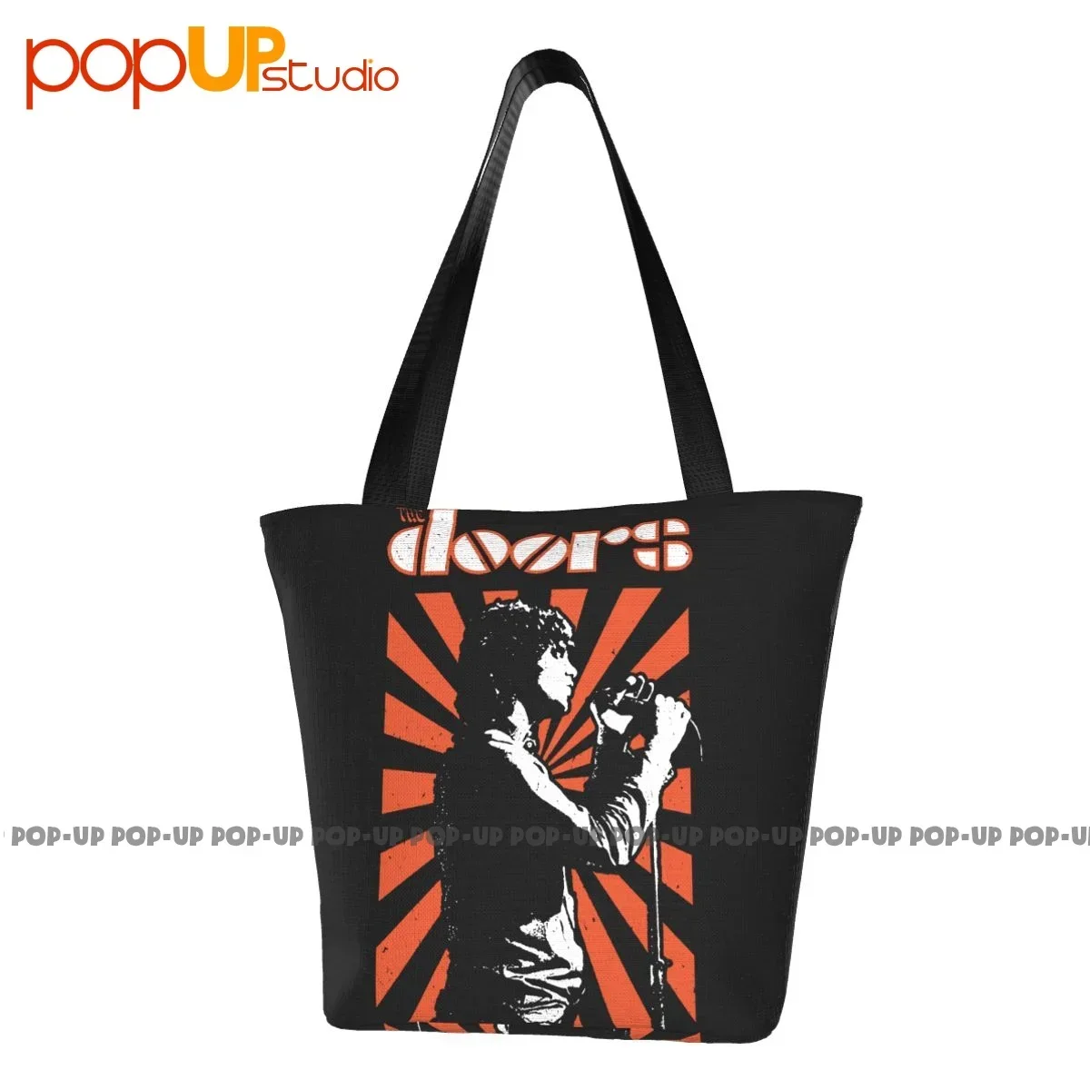 Doors Rays Jim Morrison Lizard King Trendy Handbags Beach Bag Shopping Bag High Quality