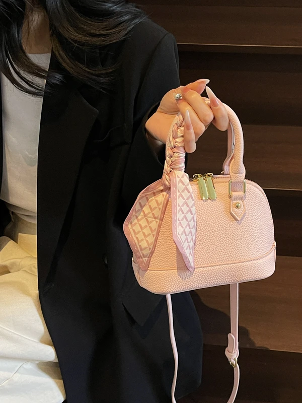 

Ele ell Handbag Women's Crossbody Bag Faionable Commuter Bag Sli Portable Small Size PU Leather Color