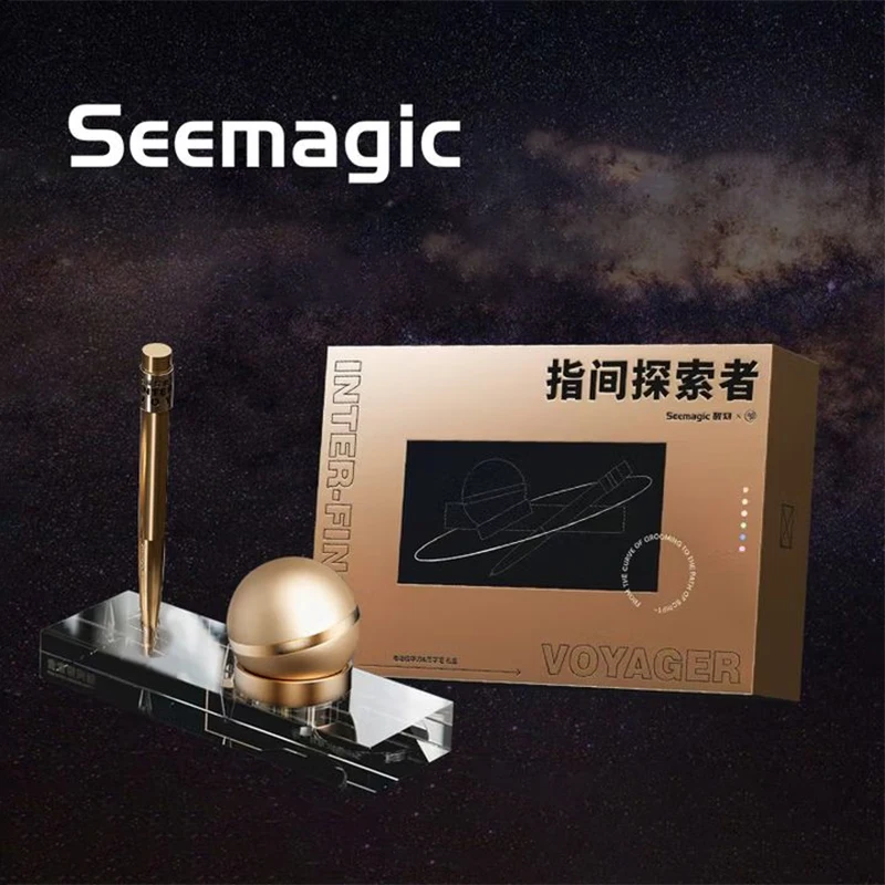 

Seemagic Creative Co branded Electric Nail Clipper&Signature Pen Gift Box for Daily Gift giving, Finger Explorer