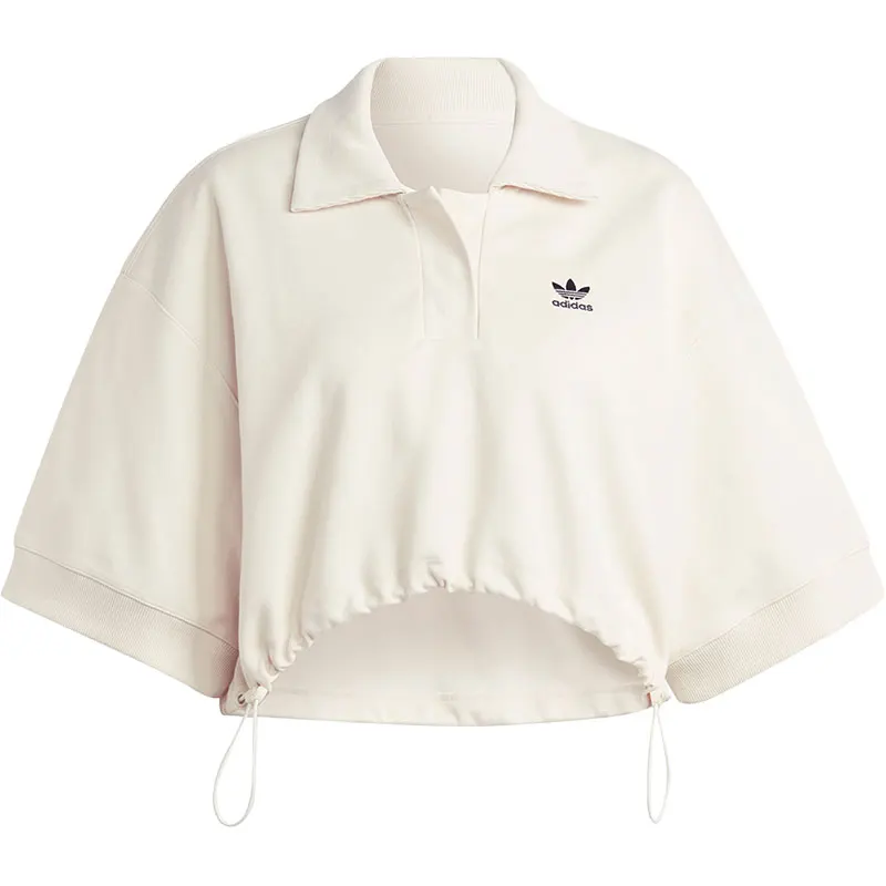 قميص بولو نسائي فضفاض جديد يسمح بمرور الهواء من Adidas Originals IC5589