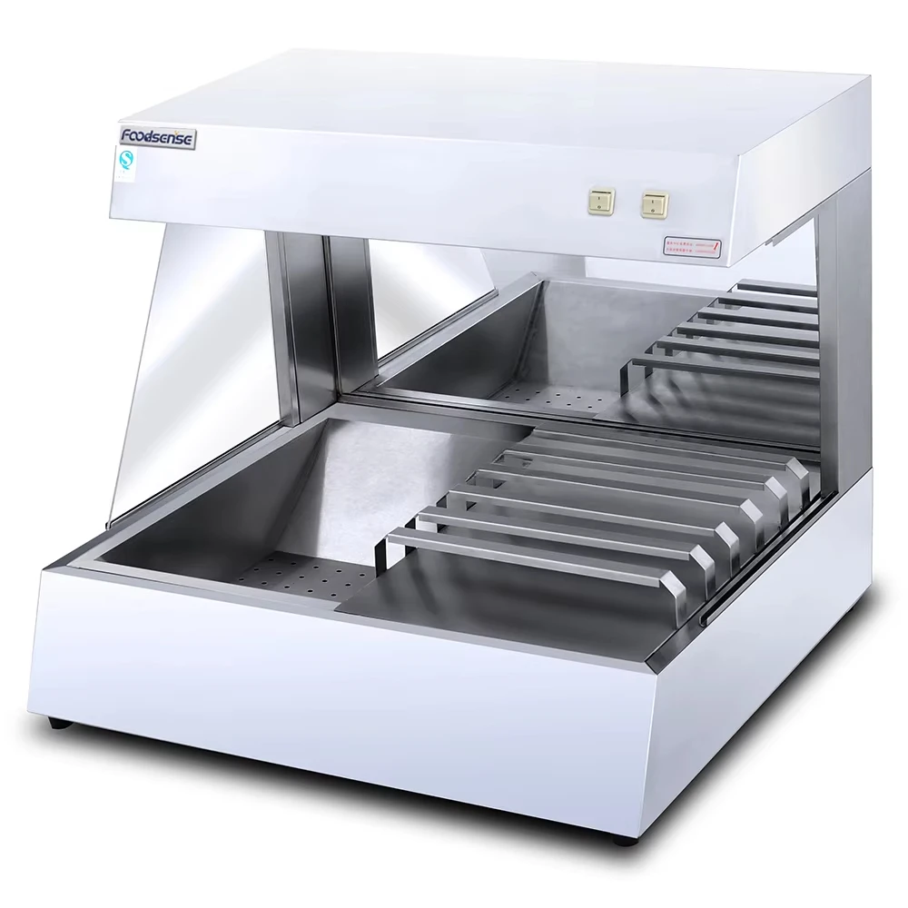 Commercial Electric Counter French Fries Display Heater KFC Fast Food Equipment Potato Chips Food Display Heater