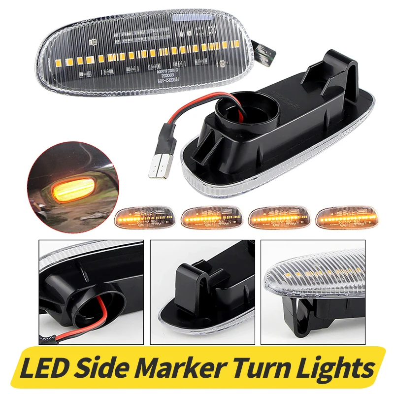 2PCS Amber Led Fron… - image