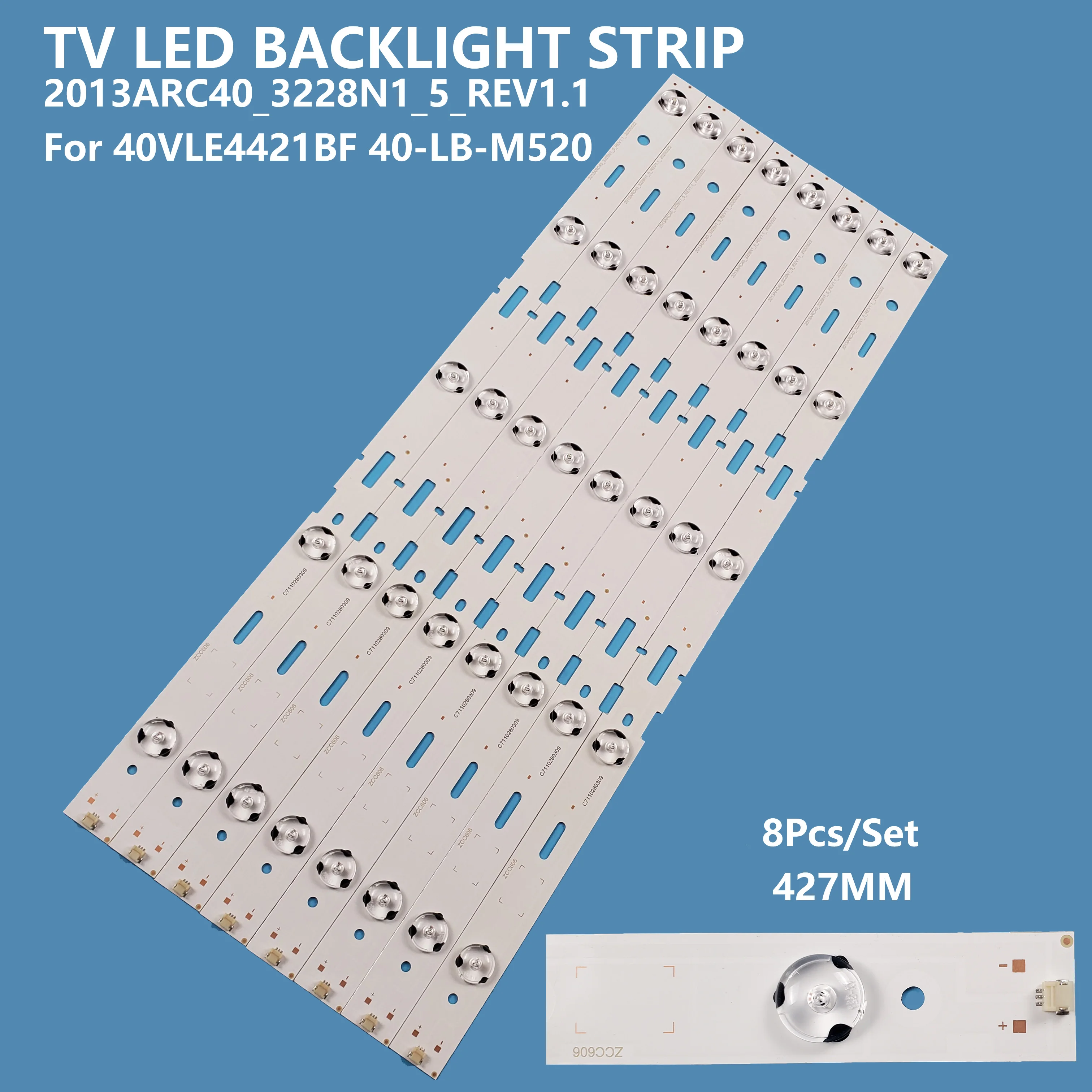 

40inch TV LED backlight strip 2013ARC40_3228N1_5_REV1.1_140509 for Samsung ARCELIK-BEKO-GRUNDIG-ALTUS-AL40-LB-M520