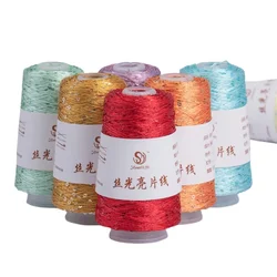 150 Colour 700M 100g special Sequin yarn DIY garment accessories Rag doll Knitting yarn