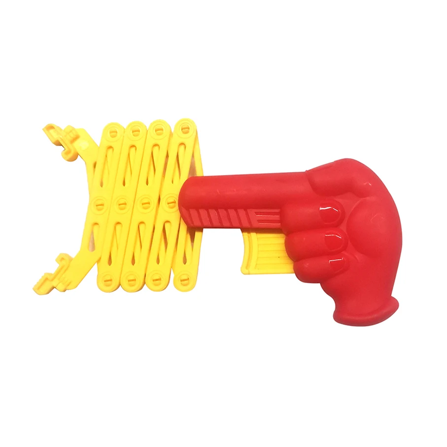 12PCS/1  dozen Set Fist pistol stretch and Shoot hand mechanical arm clip  Halloween  party supplier small gift toy bag