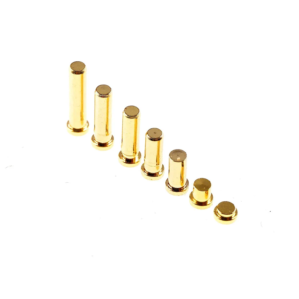 10Pcs Diameter 2.0 MM Pogo Pin Connector Female Seat 1 2 3 3.7 4.5 5.5 6 7.0 Height 3 AMP SMT Surface Mount PCB Straight Gold 1u