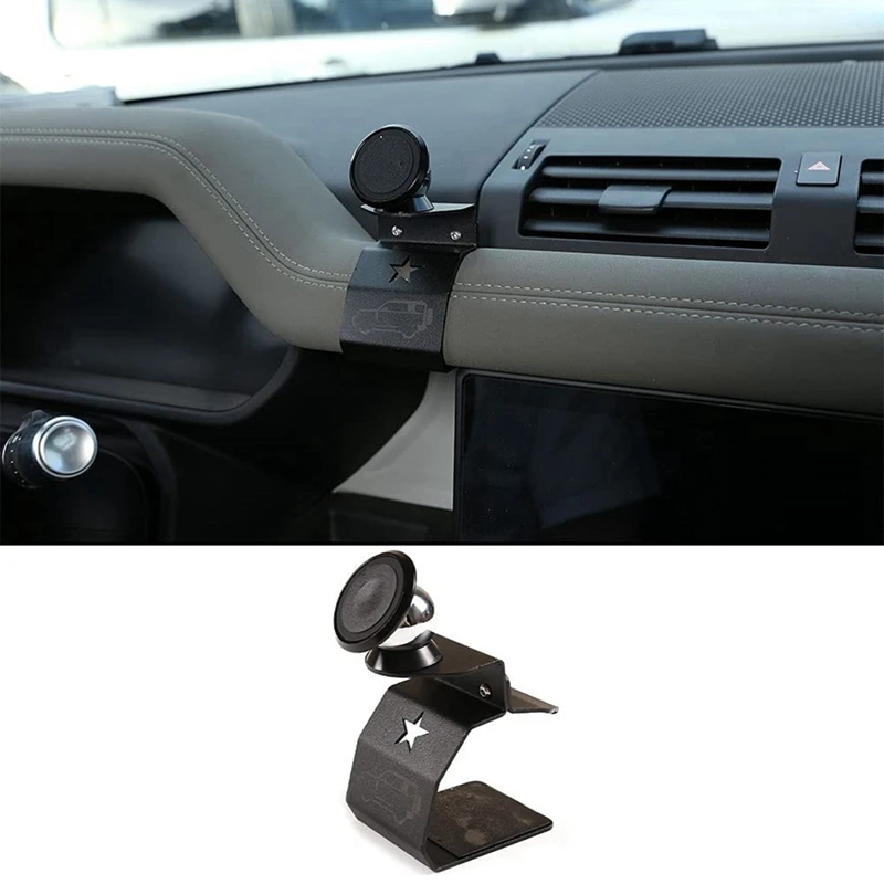 

Center Console Dashboard Air Vent Mobile Phone Holder For Land Rover Defender 110 2020 2021 2022 Car Accessories