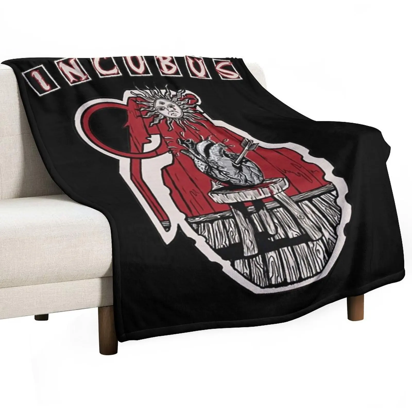 

incubus band Throw Blanket Thin Soft Blanket for Summer Night Sleeping