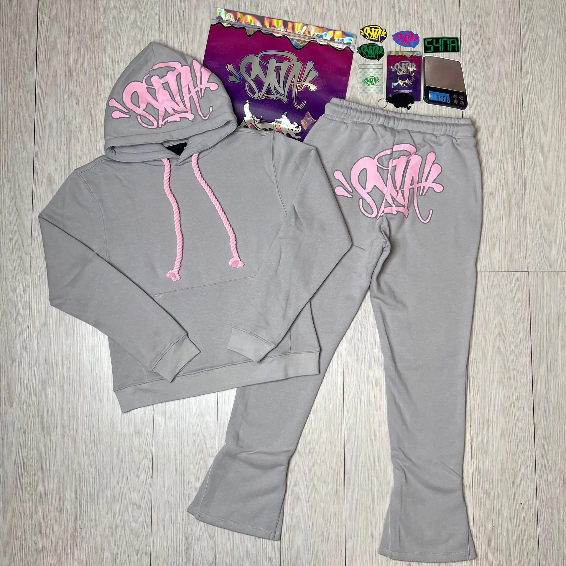 Fashion Street Casual Tracksuits Tops Long Pants Autumn Winter Cotton Hip Hop Men Women Unisex Hooded Sweatshirt Sports Trousers 썸네일 6