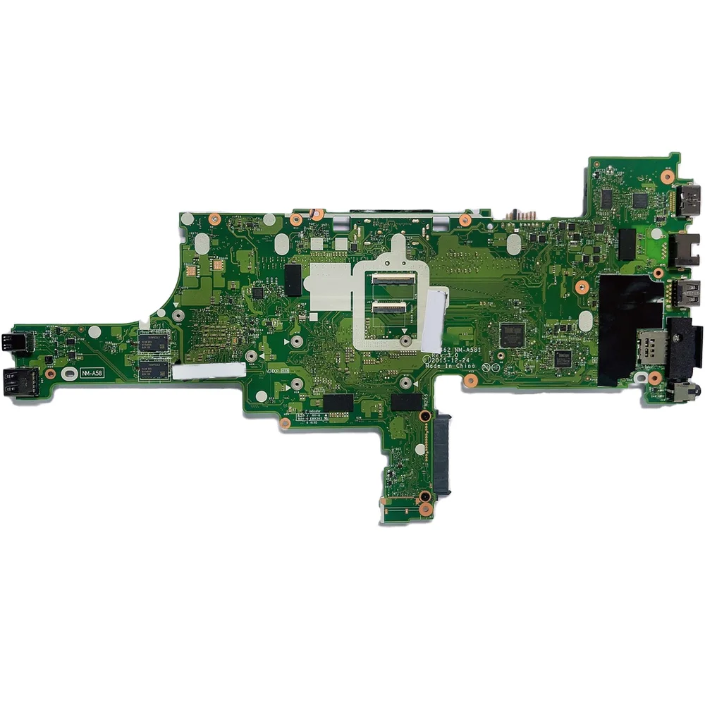 Laptop Motherboard for Lenovo Thinkpad T460 NM-A581 FRU 01AW328 01AW329 01AW330 01AW331 DDR3 940MX CPU I7 6600U I5 6300U I5 6200