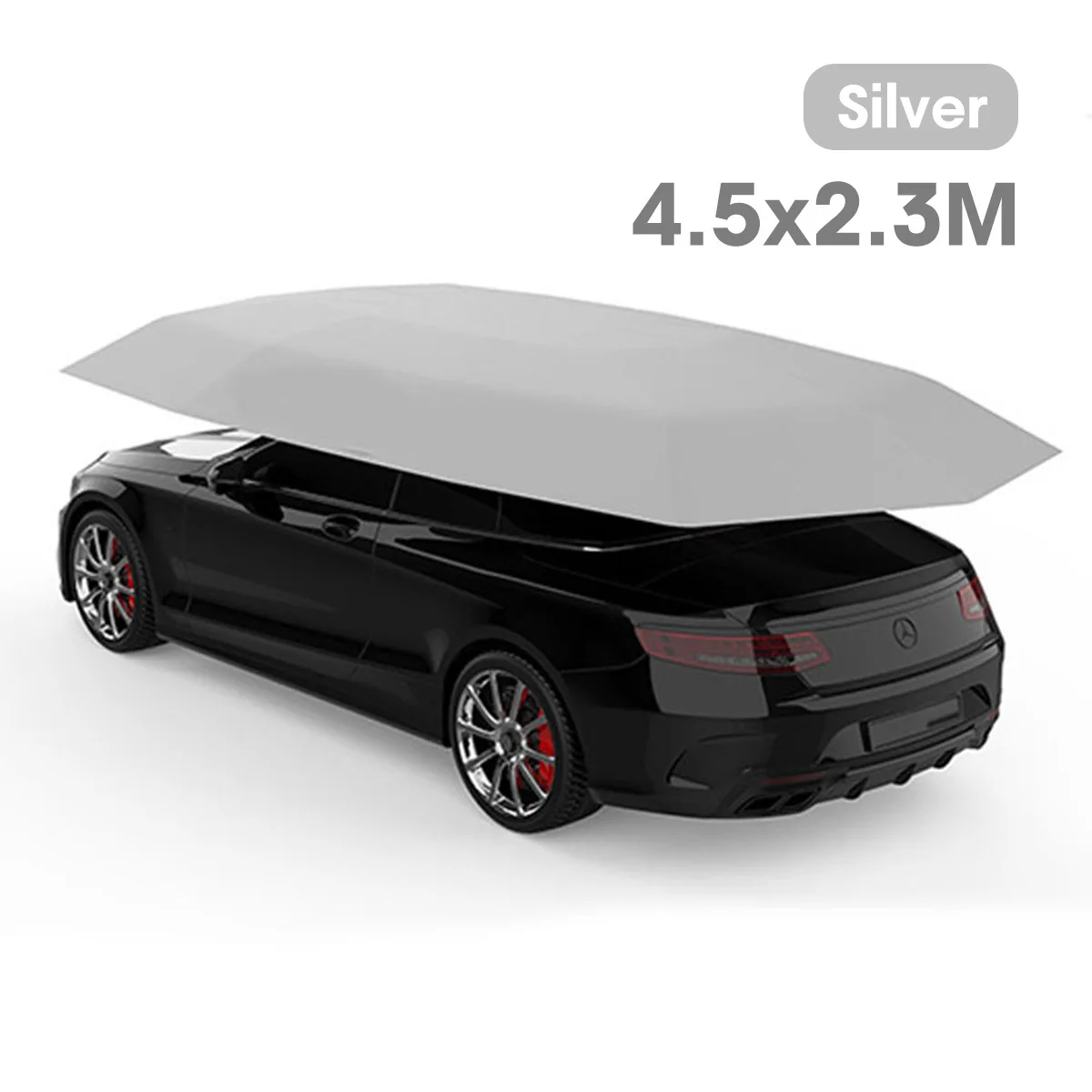 في الهواء الطلق العزل الحراري Carport القماش المشمع مظلة السيارات القماش المشمع غطاء المظلة الأشعة فوق البنفسجية حماية مظلة السيارة دون قوس #1