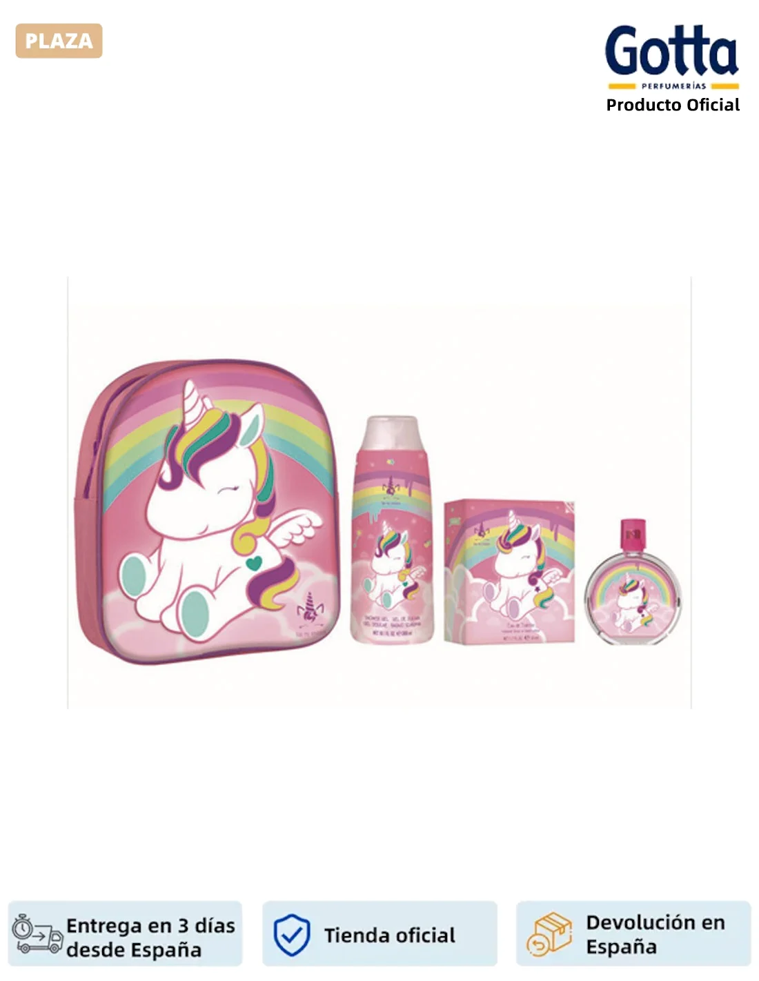 Unicorn-unicorn EDT case-50 ML-beauty and health, Perfumes and deodorants, colonies-this case contains: backpack with edt 50 ml + 300 ml bath gel.