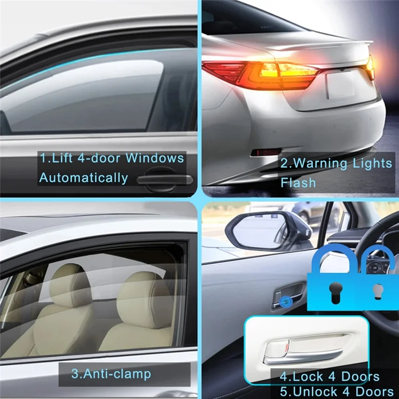 A32Z-OBD وحدة نافذة أقرب السيارات قفل السرعة نافذة أقرب التلقائي نافذة رافع لفورد مونديو 2022 2023 #2