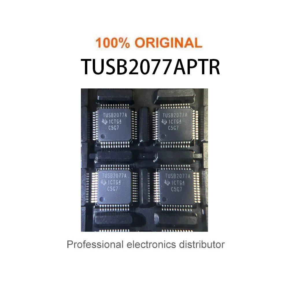 5pcs/Lot  TUSB2077APTR  TUSB2077APTT  TUSB2077APT  Marking  TUSB2077A【IC HUB CONTROLLER USB 48LQFP】 New and Original