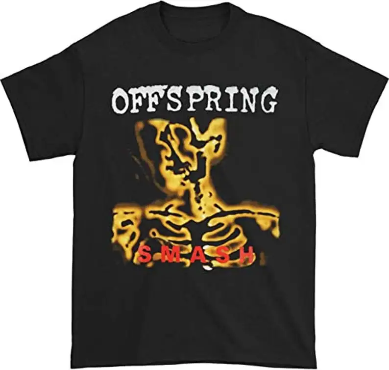 

Offspring Mens T-shirt- Officially Licensed The Smash Album Logo Merch Boyfriend Tee