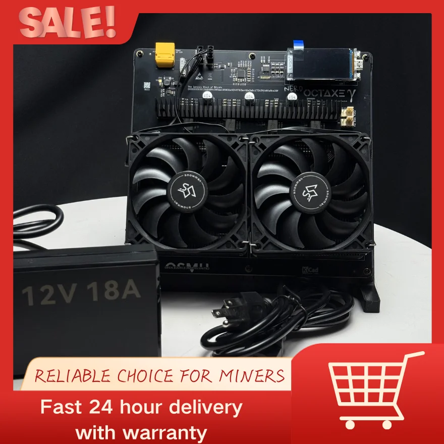 

Bitaxe NerdOCTAxe 9.6TH/s ASIC Miner Professional Bitcoin Mining Hardware SHA-256 BM1370 Core