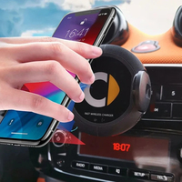 For Mercedes Benz Smart Fortwo 453 451 Qi Fast Wireless Charger Auto Clamp Car Phone Holder Mount 10W Charging Stand