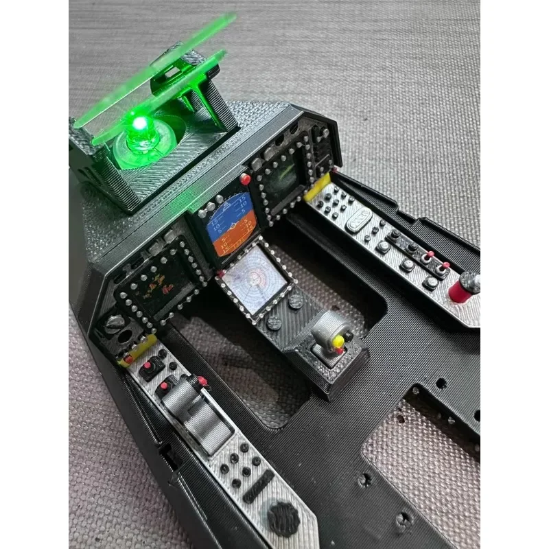 3D Printed Color FPV Cockpit Scale Simulation Interior, RC Aircraft Upgrade Part for Jingyi Xiaoweng Fixed-Wing Aircraft